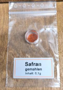 Safran gemahlen 0,1 g